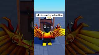 Why is scripting so hard bro ππ #roblox #robloxstudio #robloxmeme
