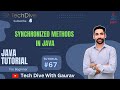 Synchronized methods in java with example | multithreading in Java | Tutorial #67