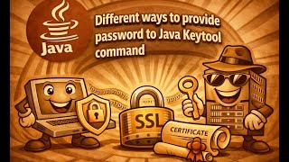 Different ways to provide password to Java Keytool command