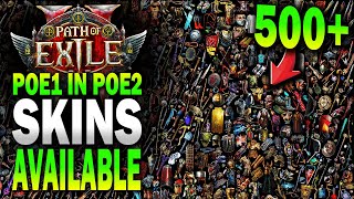 SKINS you can UNLOCK from PoE 1 in Path of Exiles 2