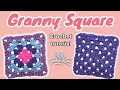 Classic Granny Square Crochet Tutorial | Solid and Multicolor | Beginners