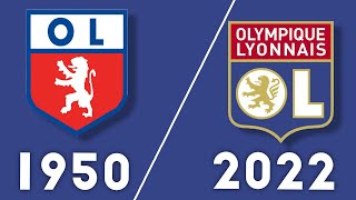 The Evolution of Olympique Lyon Logo (1950 - 2022)