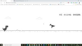 Python plays Dino game of Chrome - PyAutoGui