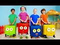 Kids Beach Adventure with Colorful Sand and Hidden Toys