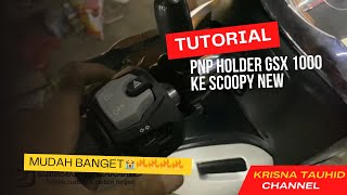 Keren banget cok holder gsx 1000 pnp ke scoopy