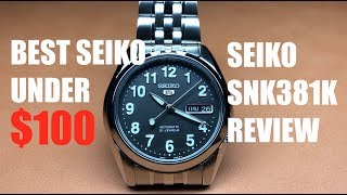 Best Seiko Under $100? Seiko SNK381K