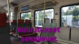 P-junan kuulutukset sekoilevat