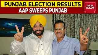 Aam Aadmi Party Sweeps Punjab; Bhagwant Mann Reaches Delhi To Meet Arvind Kejriwal & Manish Sisodia