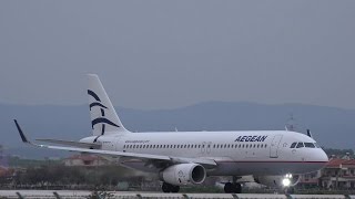 Διακοπή απογείωσης Airbus A320ceo (SX-DGY) της Aegean Airlines στην Αλεξανδρούπολη! [4K]