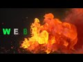 Pure CSS Text Reveal Fire Animation Effect || HTML and CSS