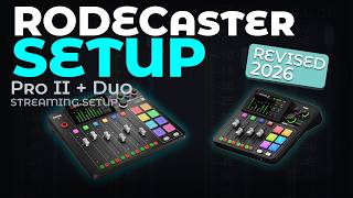 RODECaster Setup Guide 2026 | Updated Streaming & Audio Configuration (Pro 2/Duo | Single/Dual PC)