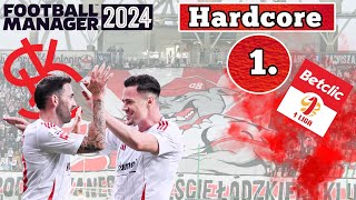 #1 Rycerze Wiosny w Trybie Hardcore | ŁKS Łódź | Football Manager 2024