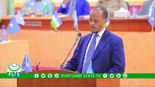 Wasaaradda Maaliyadda Dawladda Puntland oo Miisaaniyadda 2025 horgeeyey Golaha wakiilada Puntland