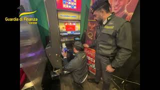 GDF Varese: sequestrato il profitto illecito conseguito da un gestore di slot machine