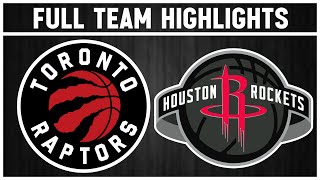 Toronto Raptors vs Houston Rockets | February 9, 2024