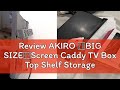 Review AKIRO 【BIG SIZE】Screen Caddy TV Box Top Shelf Storage Bracket Stand Monitor Wall Mount Rack