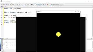 FbCadCam Tutorial: Creating a Line & Circle (FreeBASIC) # 8