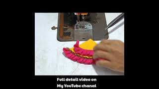 Easy latken making tutorial || how to make fabric flower latkan || simple and easy Blouse