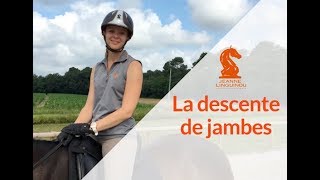 Comment descendre la jambe à cheval - Les tutos Jeanne Linguinou