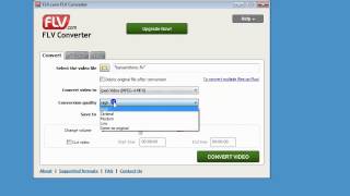 FLV.com FLV Converter video tutorial