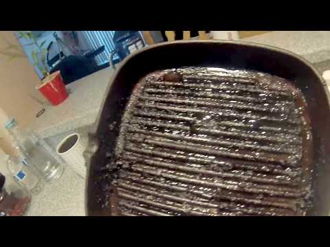 Quick Tip - How To Clean Charred Cast Iron Grill Pan Quick Tip - How To Clean Charred Cast Iron Grill Pan