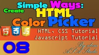 Create HTML Color Picker [Simple Way] 08 Implementing The Aplication ti The Web Page [Javascript PHP