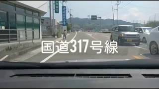 平成30年8月4日、国道317号線今治市波止浜⇒今治市南光坊　「等速」