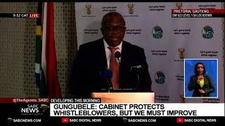 Minister in The Presidency, Mondli Gungubele briefs media on outcomes of 8 December Cabinet meeting