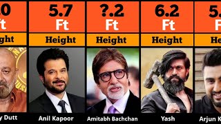 Comparison: Actors Height In Bollywood Vs Hollywood || Height Of Bollywood Actors || DATA FILE