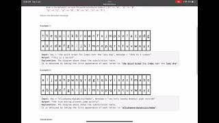 Leetcode Weekly contest 300 - Easy - Decode the Message