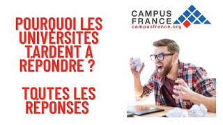 Campus France : Réponses tardives des universités - Bon signe ou pas?