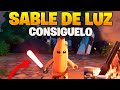 COMO CONSEGUIR EL SABLE DE LUZ O ESPADA LASER EN LEGO FORTNITE (SABLE DE STAR WARS EN LEGO FORTNITE)