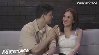 ArtisTambayan: Ano ang pagkakapareho ng JulieVer sa kanilang mga karakter sa 'The Cheating Game'?