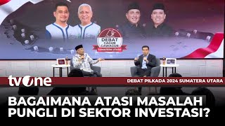 Jubir Paslon 1 dan 2 Adu Argumen Terkait Pemberantasan Pungli di Sumatera Utara | tvOne