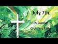 Consolata Shrine Live  07/07/2024  11:00 AM,  14th Sunday in Ordinary Time Year B