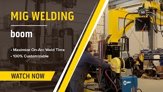 Demo: MIG Welding Boom for Significantly Reduced Trip Hazards