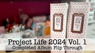 Project Life 2024 - Vol. 1 Flip Through