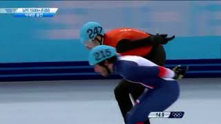 KBS2014 소치 동계올림픽 쇼트트랙 남자 1500m 준결승 제1조