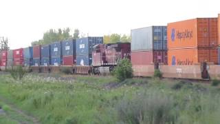 CP Intermodal/Autorack Train + Friendly Crew!