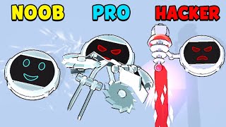 NOOB vs PRO vs HACKER - Killer Roomba