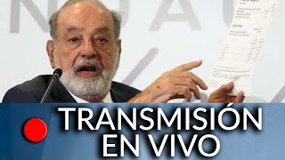 El presidente de grupo Carso, Carlos Slim, citó a una conferencia este 10 de febrero