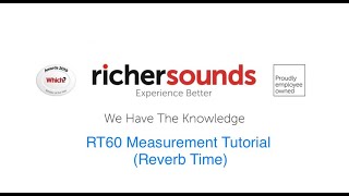 RT60 Measurement Tutorial (Reverb Time)