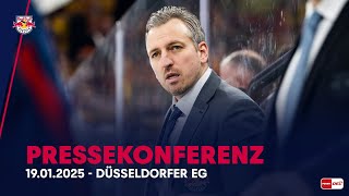 Pressekonferenz: EHC Red Bull München vs. Düsseldorfer EG (19.01.2025)