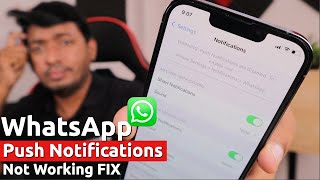 WhatsApp Push Notifications DISABLED & NOT WORKING in iPhone? 🔥 Lets FIX It