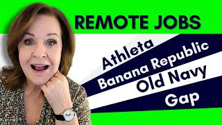 How to Find Remote Jobs With Gap, Old Navy, Banana Republic and Athleta!