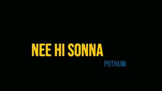 Comali-Hi Sonna Podhum lyrics | jayam ravi #blackscreenstatus #shortsvideo #Trendingstatus