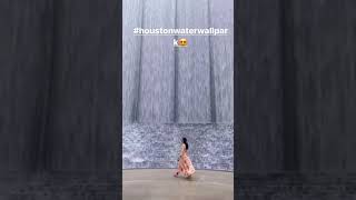 Waterwall Park Houston #shorts #ytshorts #waterwall #houston #texas #trendingsong #utubeshorts