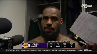 LeBron credited Mavs for game plan, spreading Lakers out and getting penetration to create open 3s