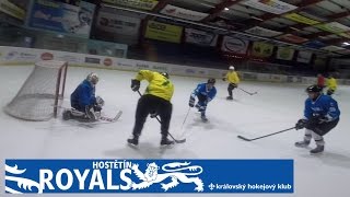 20150208 - Štítná Javorník vs. Hostětín Royals - polovina zápasu