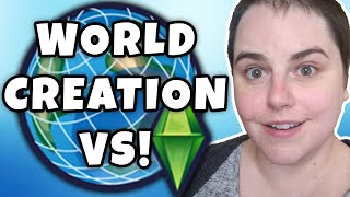 WORLD CREATION COMPARED! Sims 1 vs. Sims 2 vs. Sims 3 vs. Sims 4